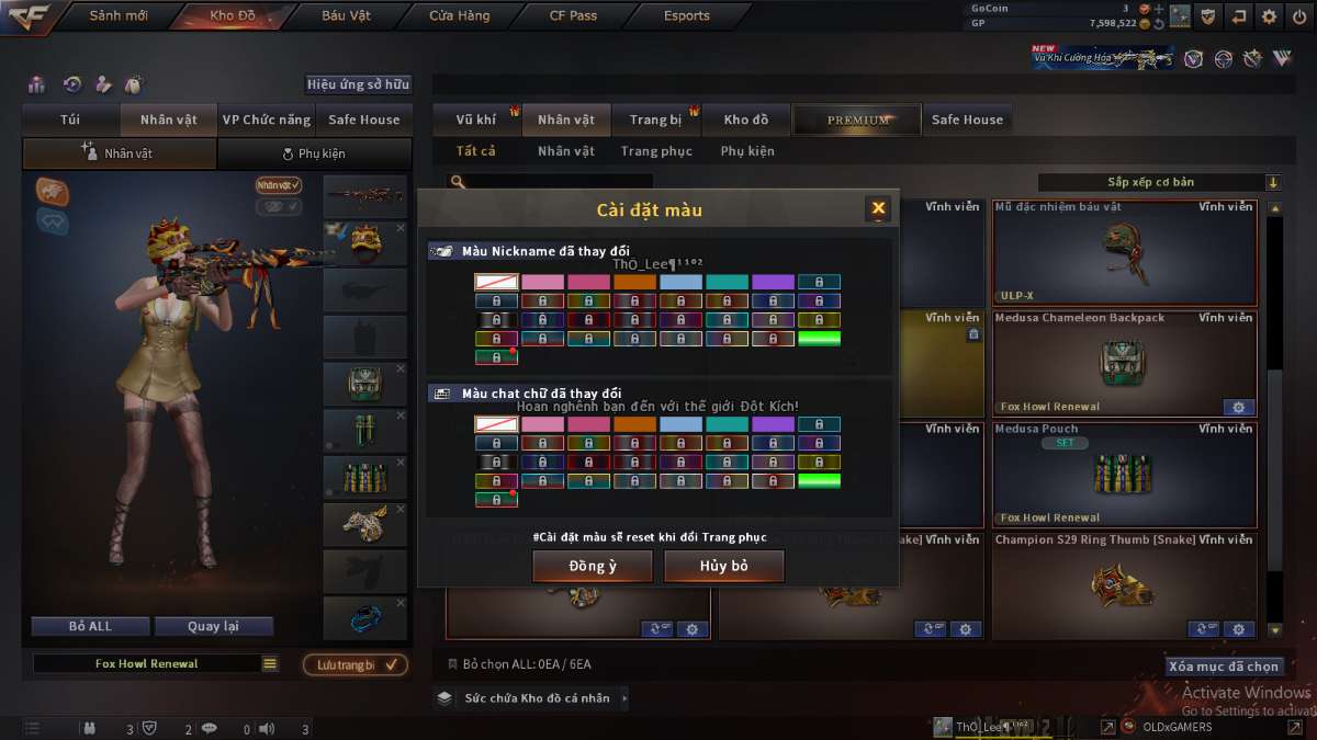 shop acc cf uy tin gia re